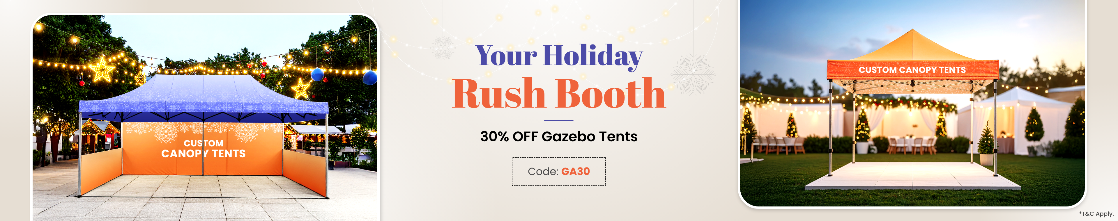 Your Holiday Rush Booth