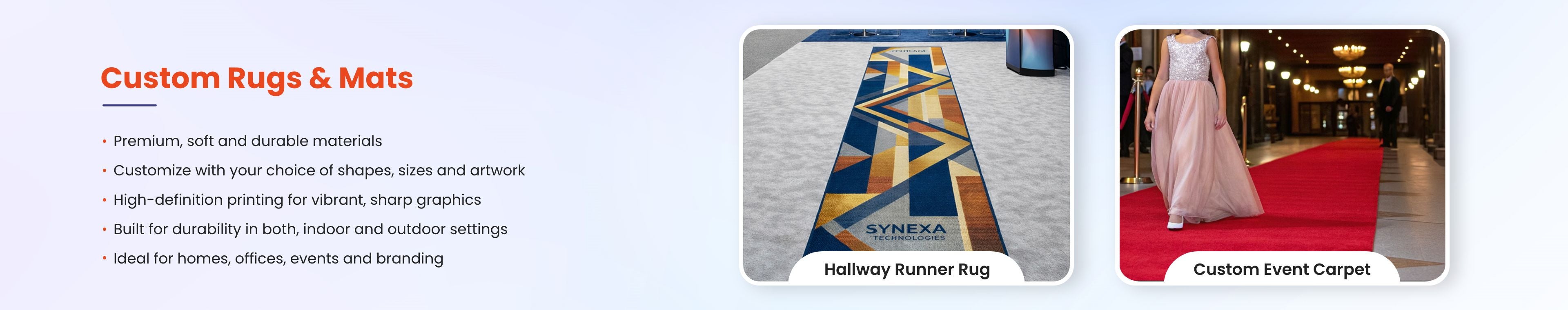 Custom Rugs & Mats Banner