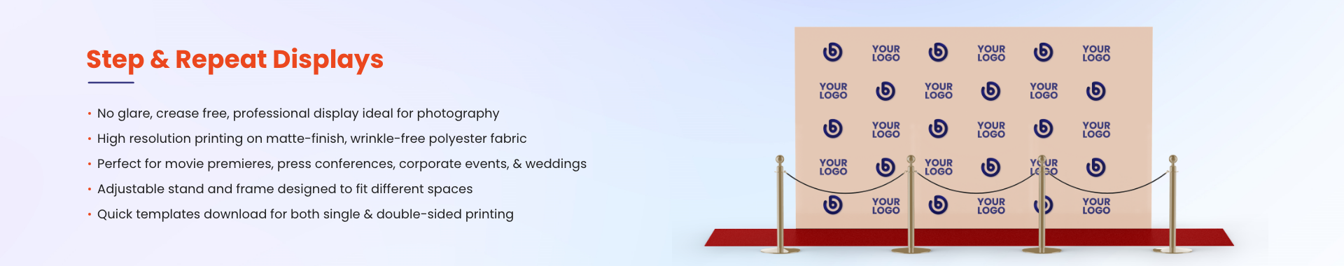 Category Banner Step-Repeat-Displays UK