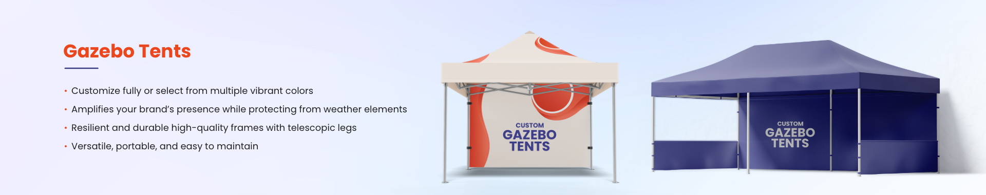 Category Banner canopy- Tents UK