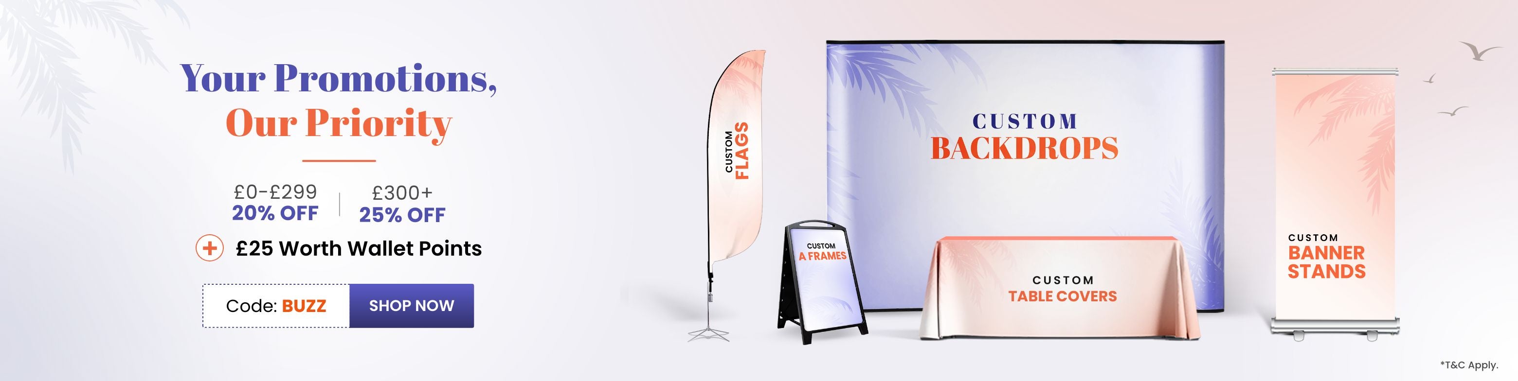 bannerbuzz.co.uk - Get Up To 25% discount