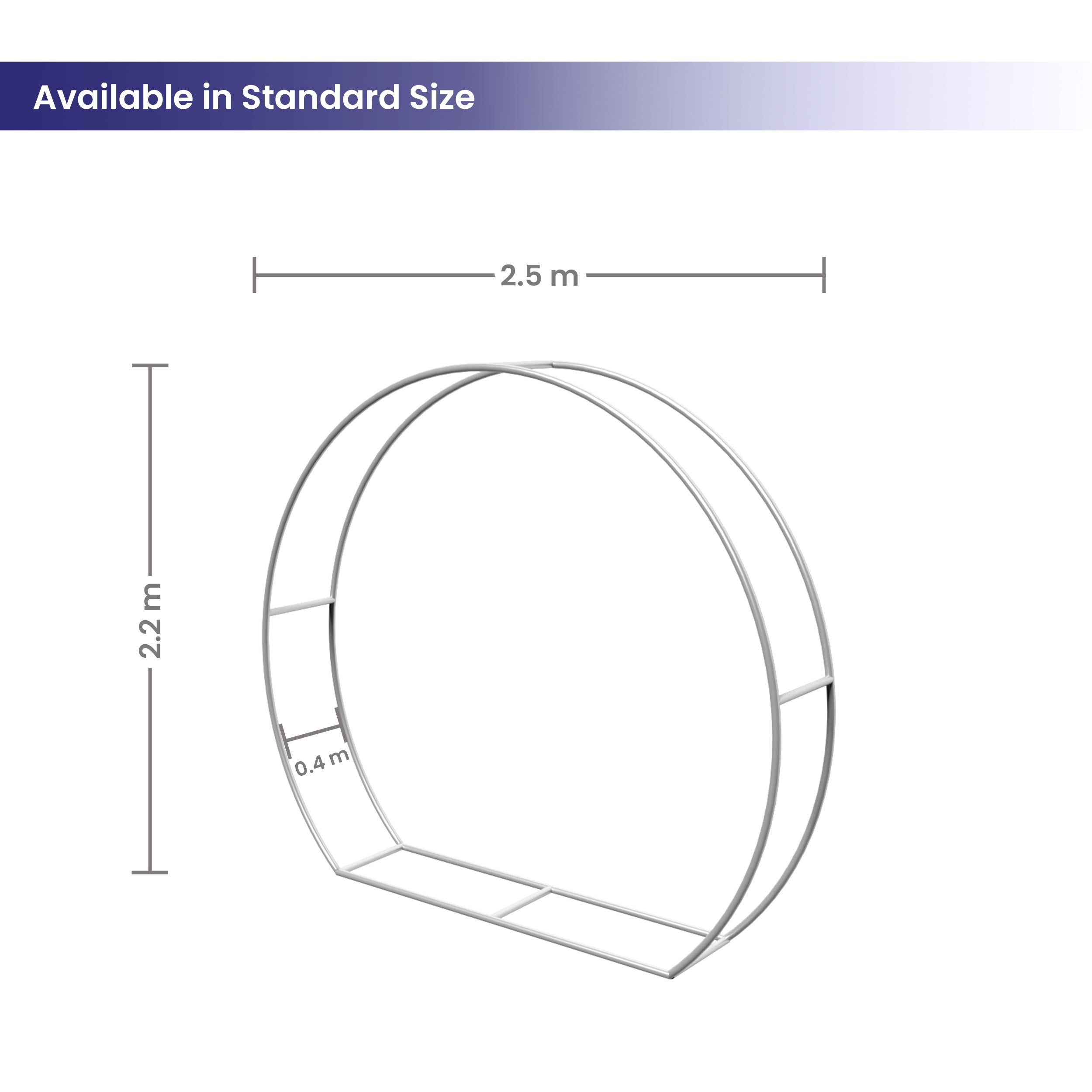 3D Moon Shaped Fabric Media Wall Available in Standard Size BBEXPO3DMOON03_5_UK