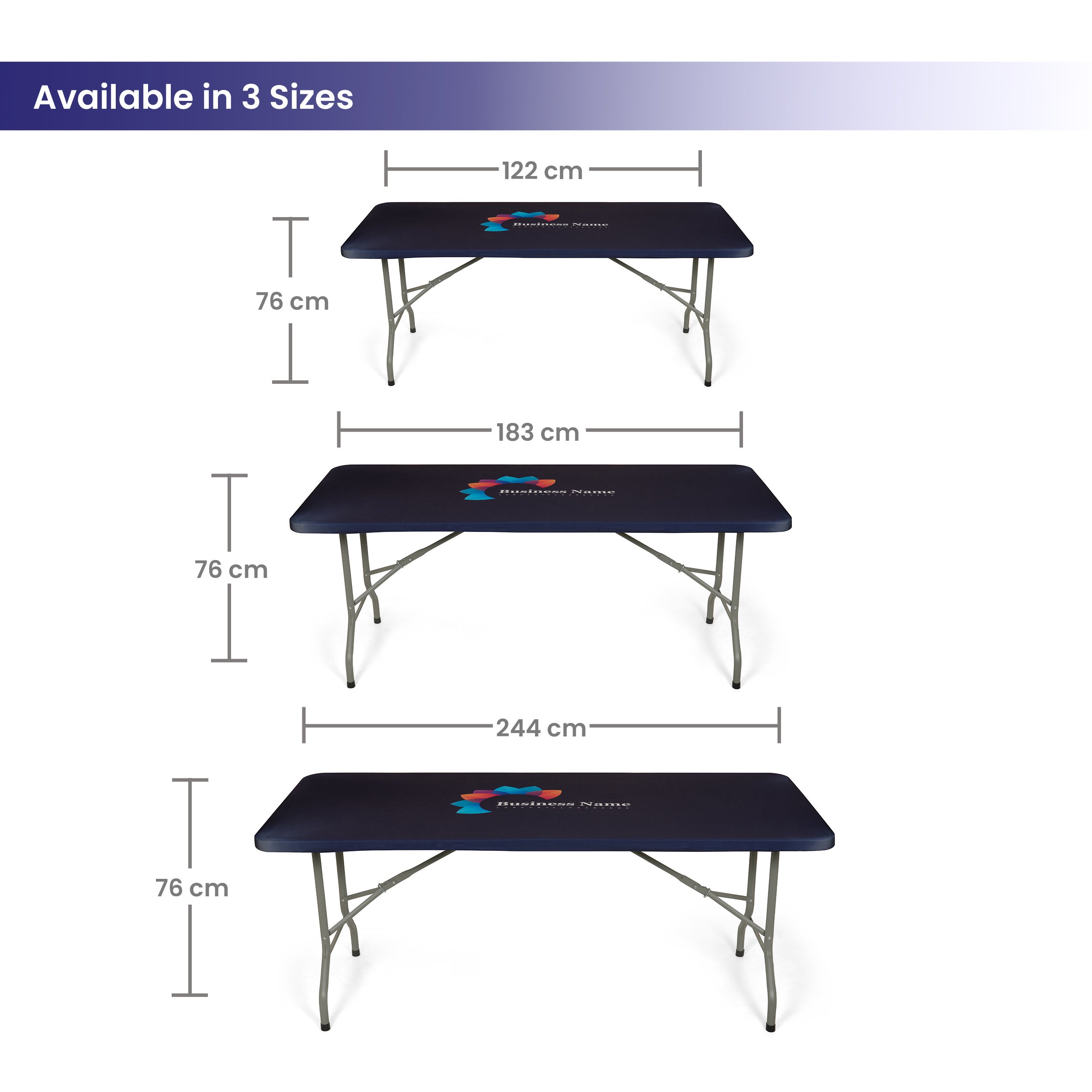 505_Rectangle Table Toppers Available in 3 Sizes
