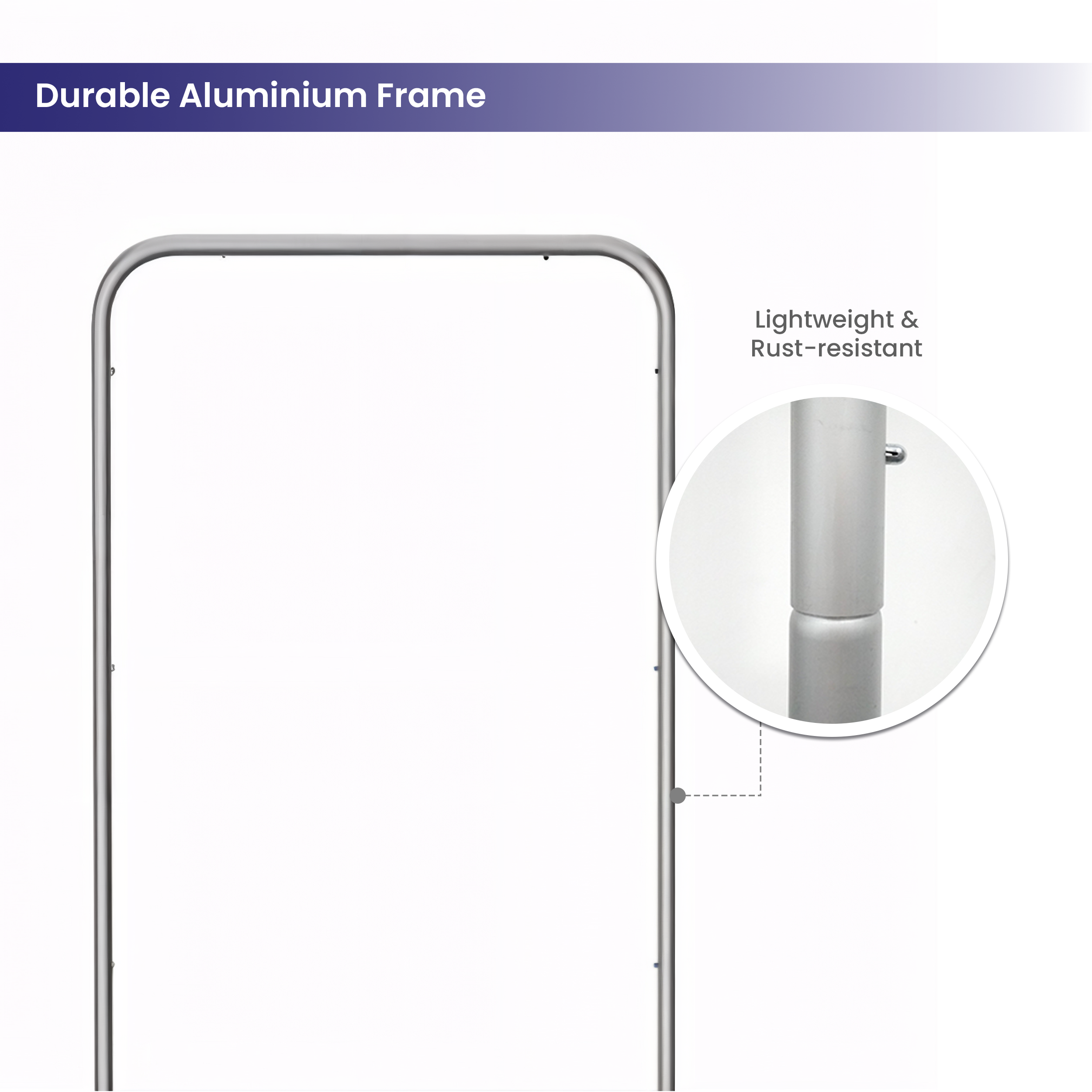 2m Magnetic Modular Fabric Display - Cross Island Shape