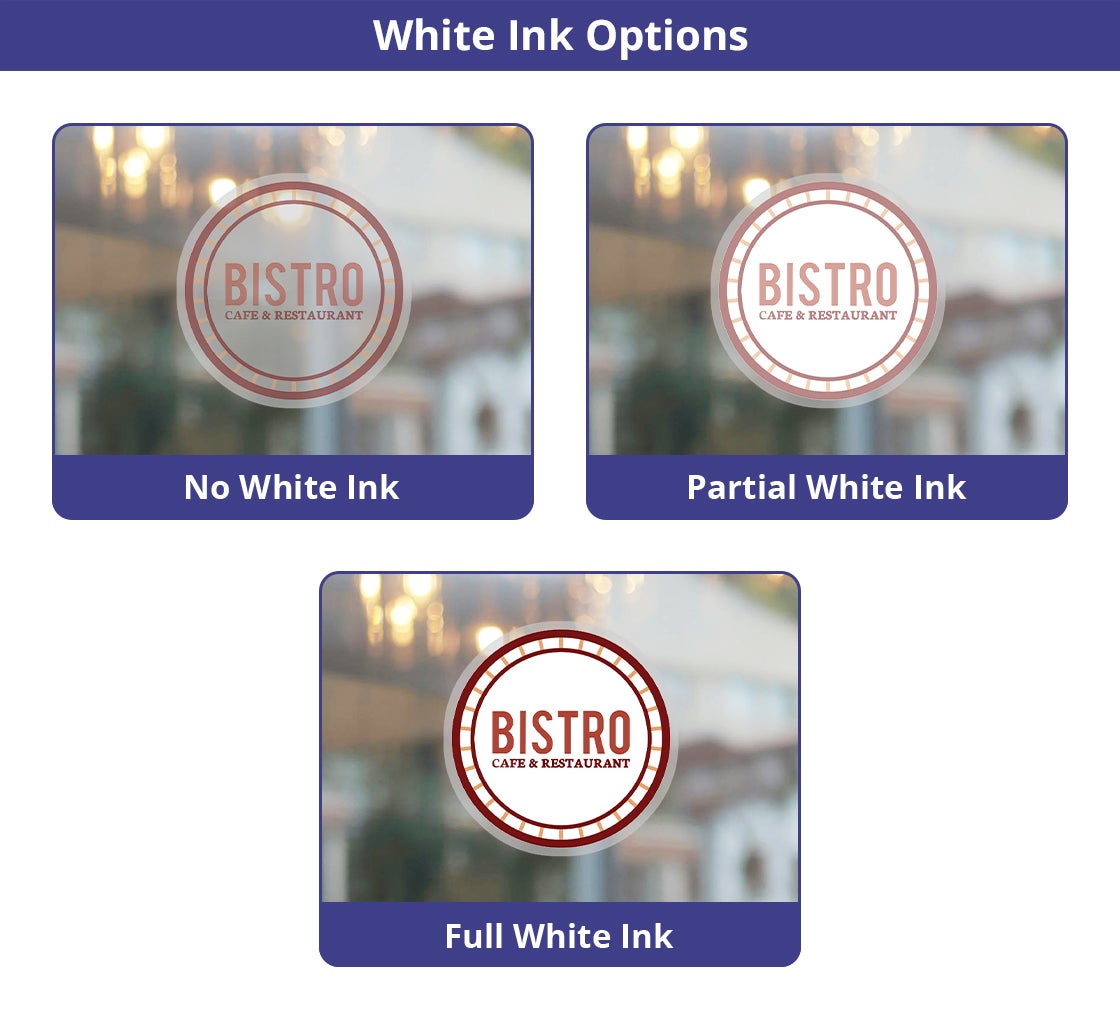 Die-Cut Frosted Decals