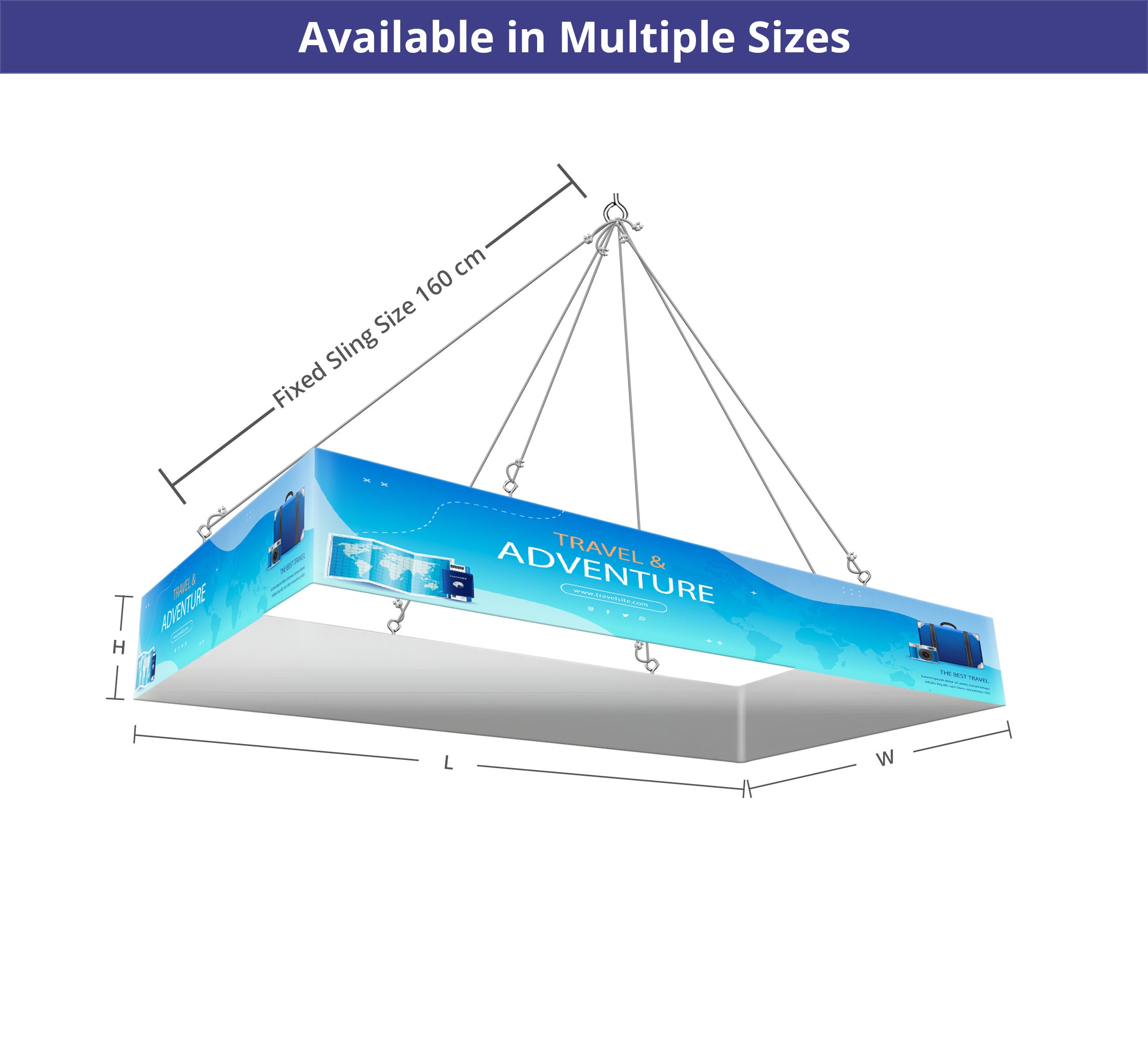 Sky Tube Rectangle Hanging Banners