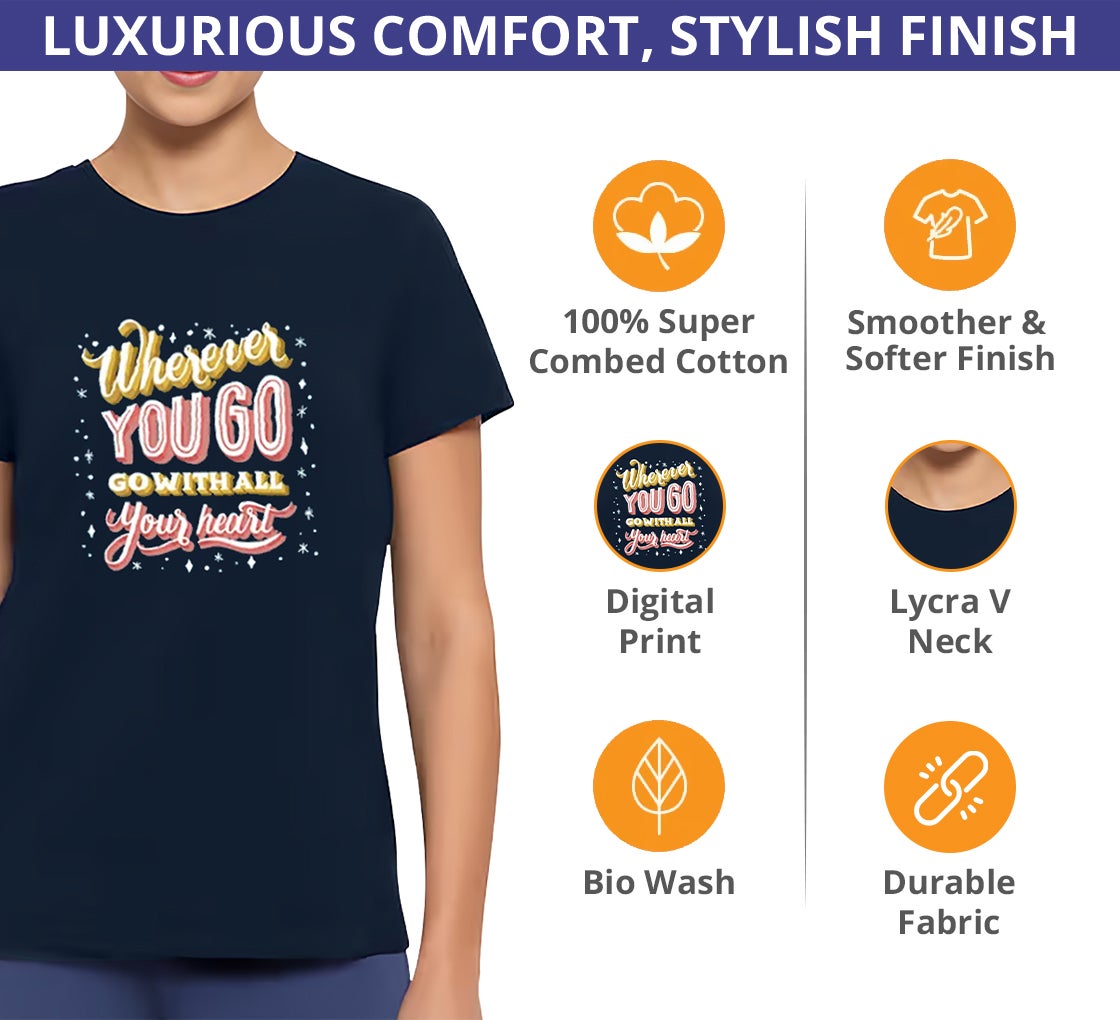 Shop Women's T-shirt - Short Sleeves | BannerBuzz, UK