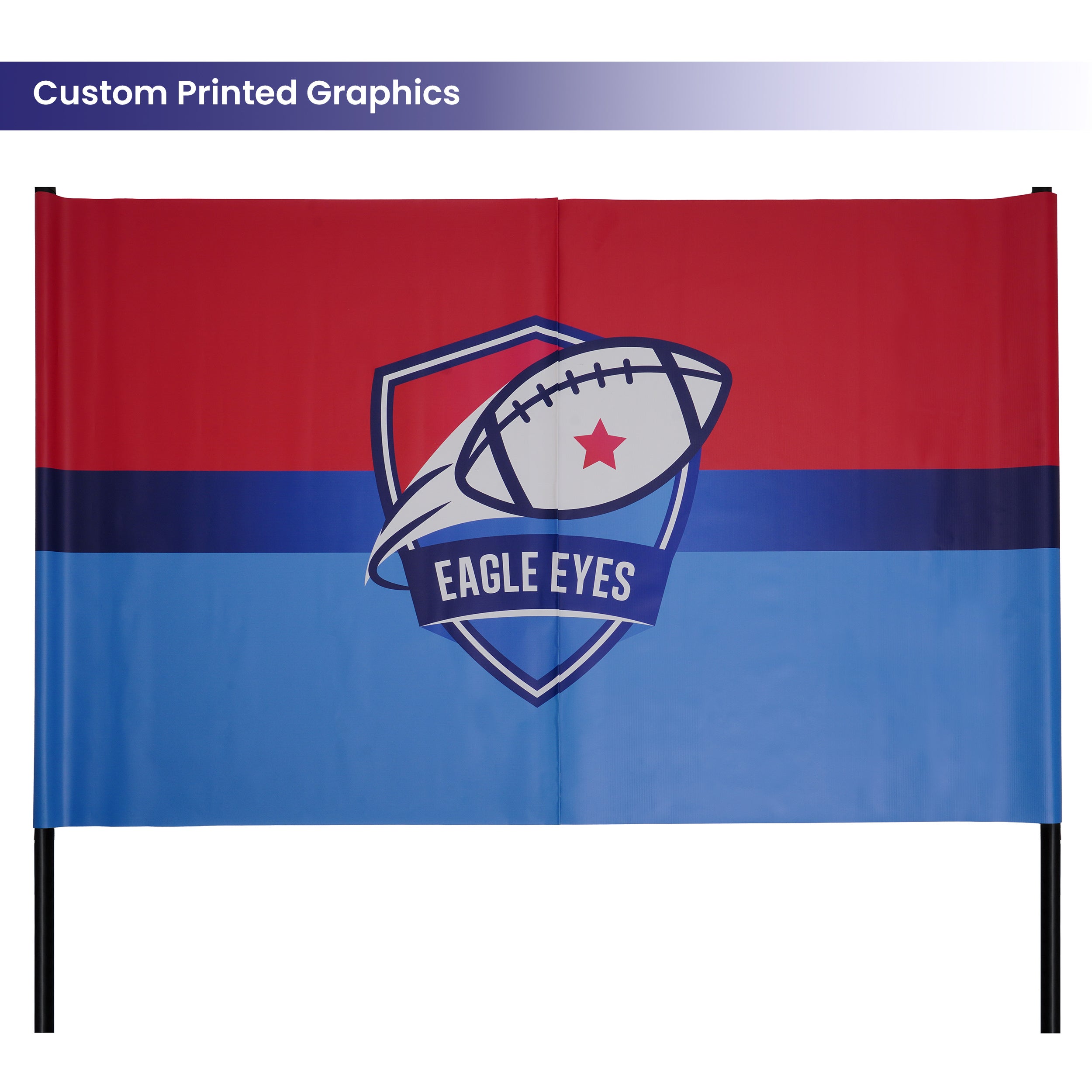 Bannière De Football 8'x12' VictoryStore - "En Route Vers Une Autre Victoire" - Vinyle