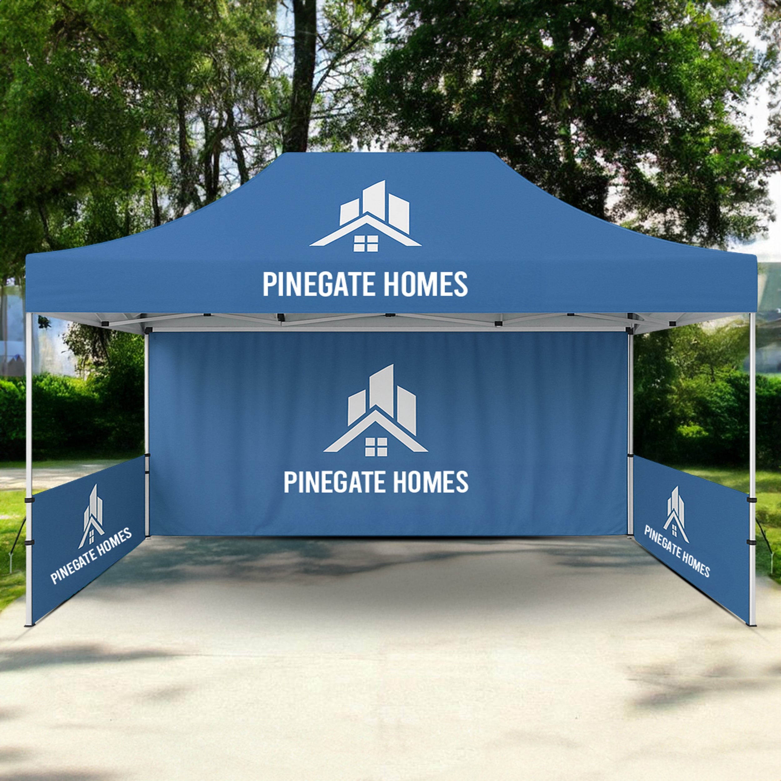 Pop Up Tents 10 x10 - Customized Canopy For Commercial/Beach Party/Outdoor Events, Trade Show Or Flea Markets By Bannerbuzz BBUKFIDBBCCNTN012