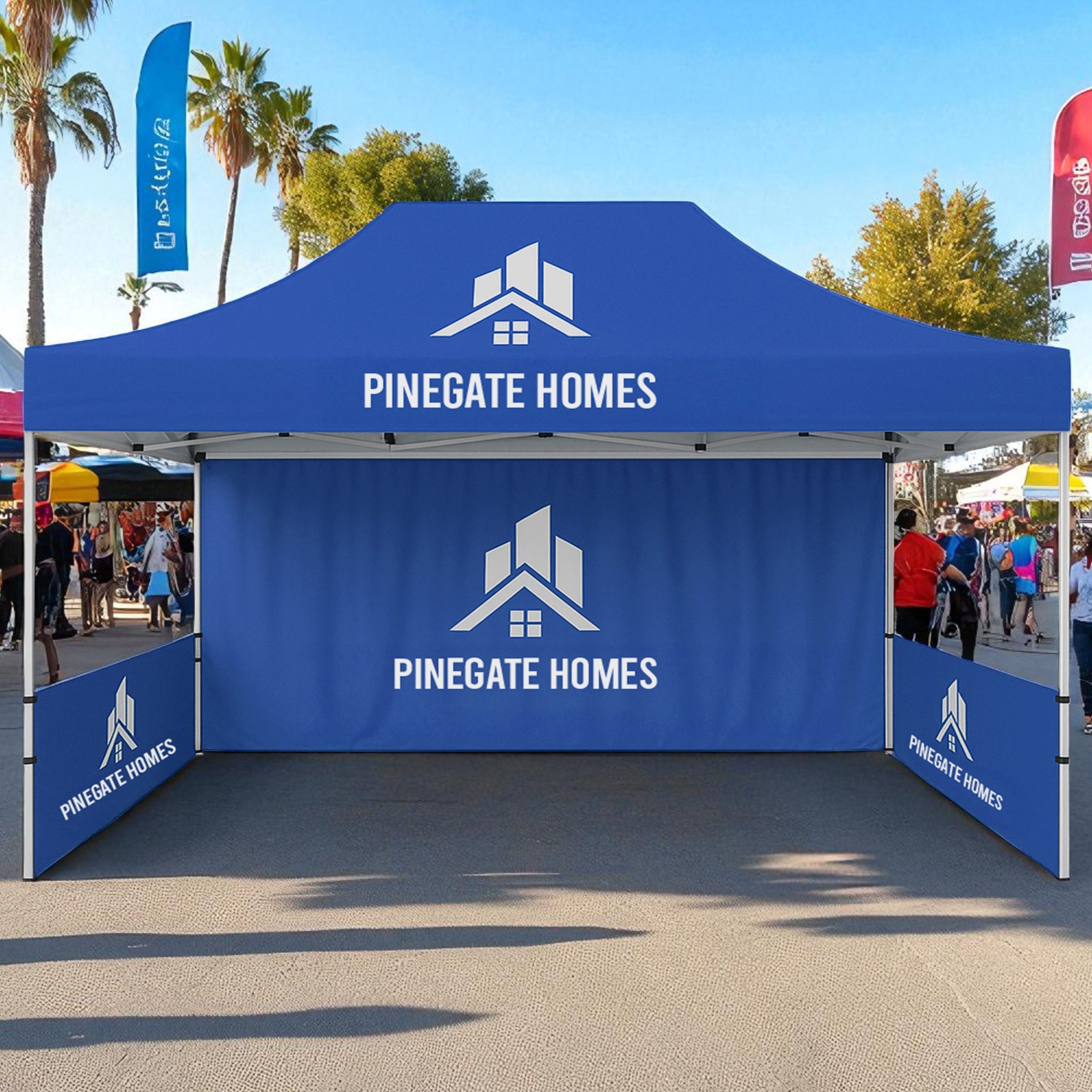 Buy Custom Canopy Tents 10' x 15' Pop Up Canopies BannerBuzz UK