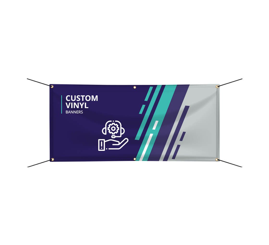 Personalised Waterproof Vinyl Outdoor Christmas Event Advertising