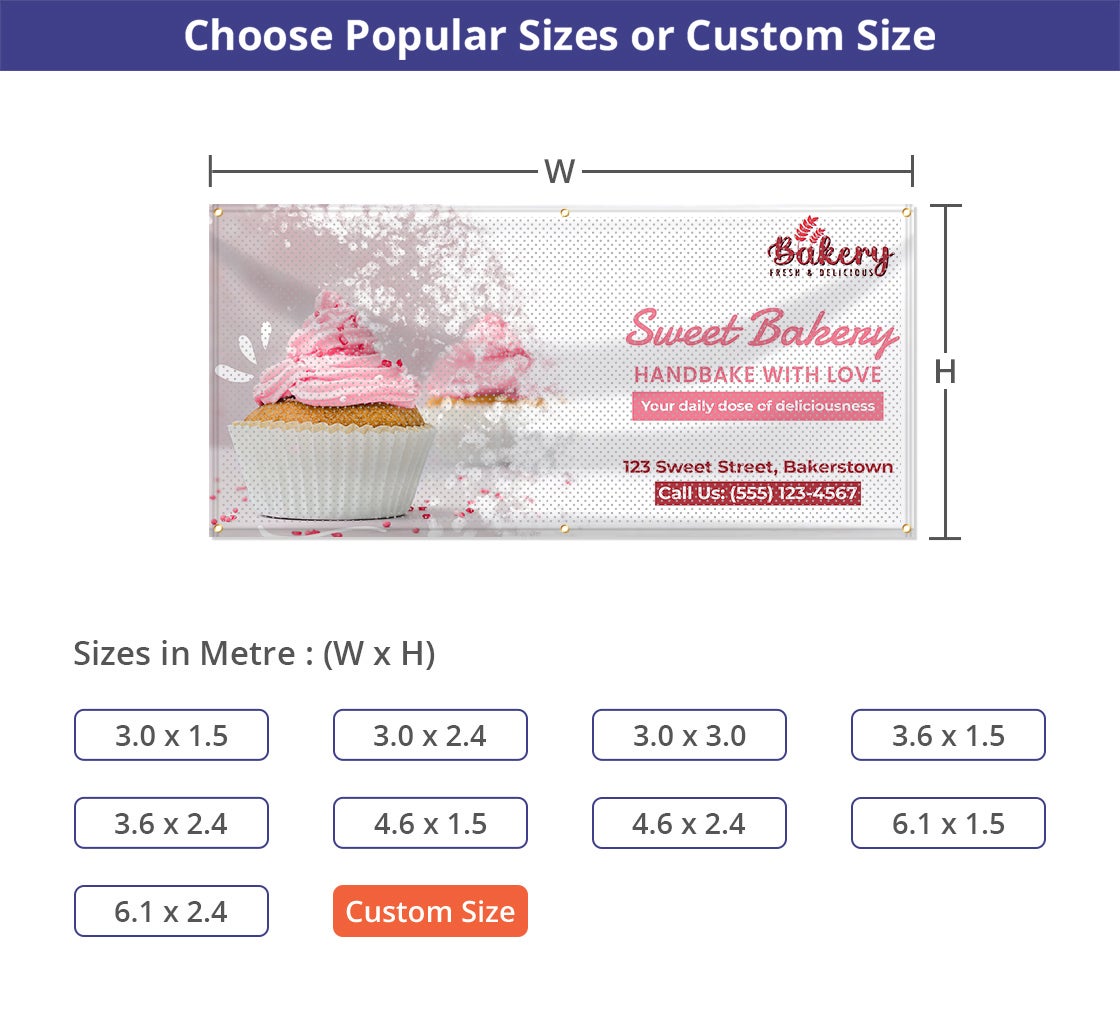 Fabric Mesh Fence Banners