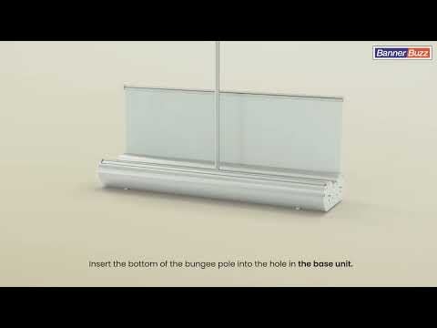 Deluxe Wide Base Double-screen Roll Up Banner Stands