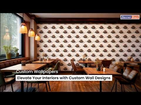 Custom Wallpapers | Transform Your Walls with Premium Wall Designs | BannerBuzz