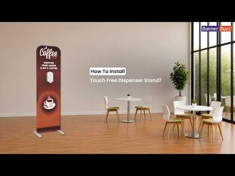 Touch Free Dispenser Floor Stand | Easy Setup & Installation Guide