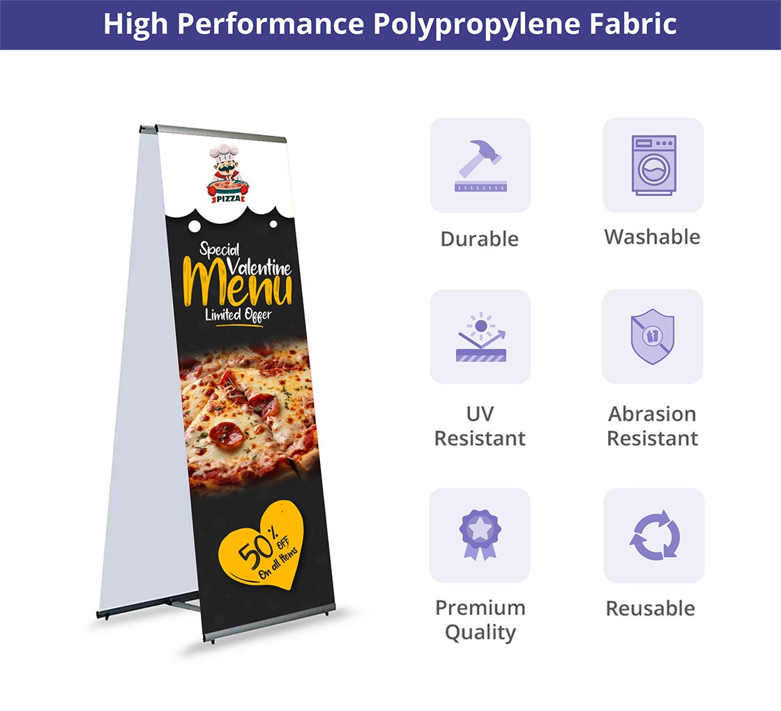 LT Banner Stands Double Sided - 3