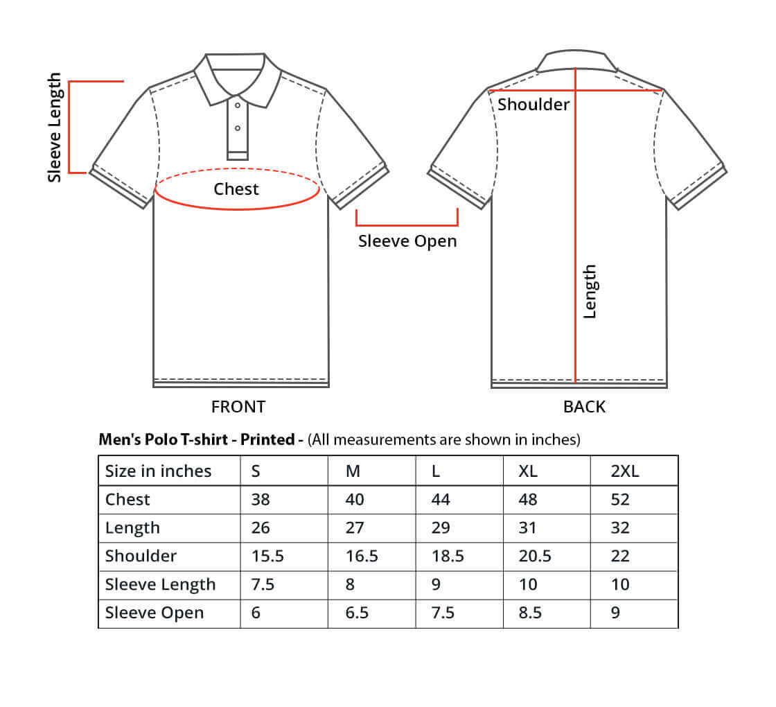 Men's Polo Shirt - Printed