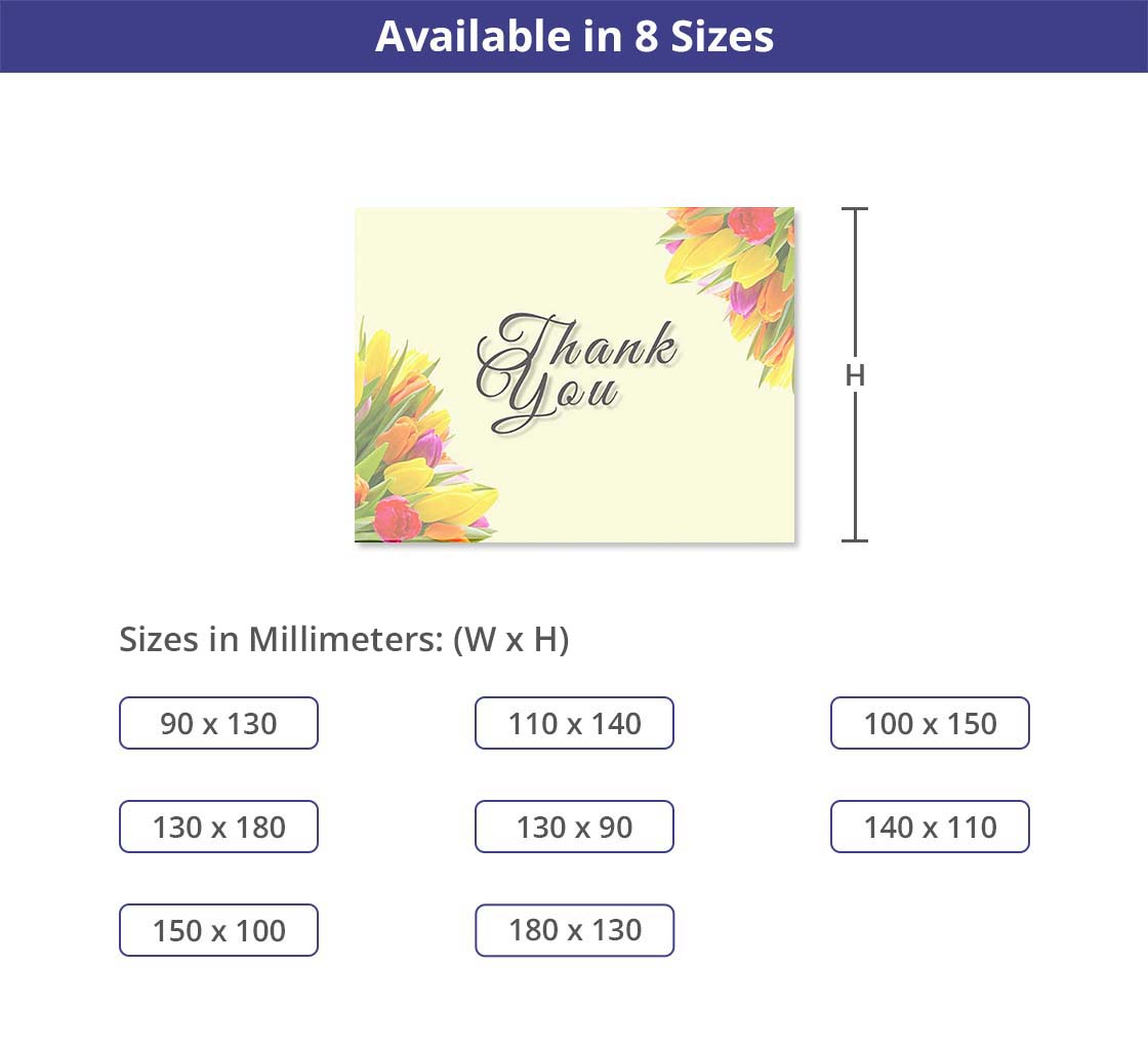 Flat Thank You Cards