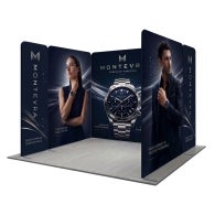 3m Magnetic Modular Fabric Display - U Shape