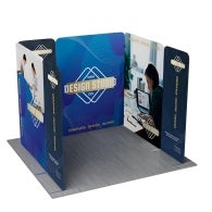 3m Magnetic Modular Fabric Display - U Shape