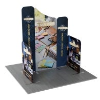 2m Magnetic Modular Fabric Display - Five Maglock Panels