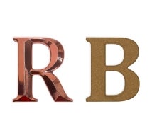 Aluminium Letters and Numbers