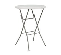 80cm Round Table-Top Cover - White