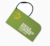 Single Rounded-Corner Hang Tags