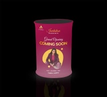 Spring Up Display Counter with Led Lights