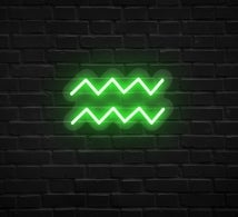 Aquarius Neon Sign