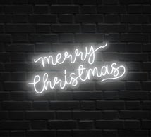 Merry Christmas Neon Sign
