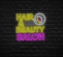 Hair & Beauty Salon Neon Sign