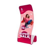 Fabric Display Stand Snake A