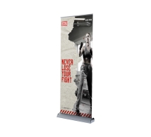 Deluxe Wide Base Single Screen Roll-Up Banner Stands