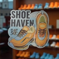 Die-Cut Clear Window Decals