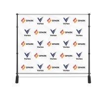 2.7 m x 2.4 m Step and Repeat Adjustable Banner Stands