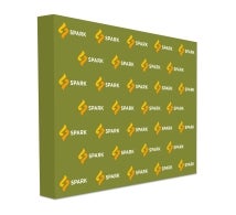 3 m x 2.4 m Step and Repeat Fabric Pop Up Straight Display
