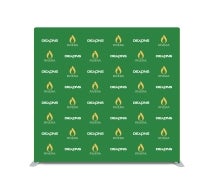 2.4  m x 2.4 m Step and Repeat Straight Pillow Case Backdrop
