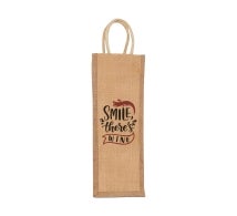 Jute Wine Bags - Printed