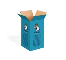 Tall Boxes - Brown (Printed)