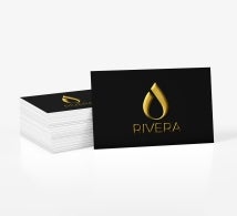 Raised Foil Business Cards