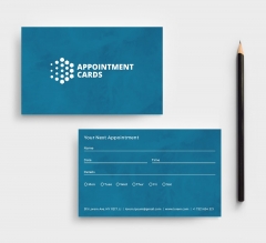 Business appointment cards