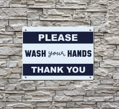 Please Wash Your Hands Compliance Signs