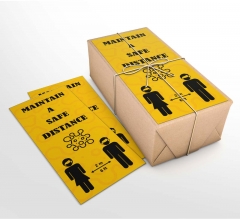 Maintain a Safe Distance Business Flyers (Non folded)