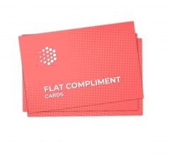 Flat Compliment Cards