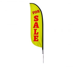 Pre-Printed For Sale Feather Flag