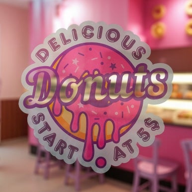 Die-Cut Frosted Decals