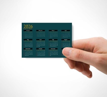 Flat Pocket Calendars