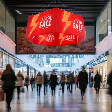 Skytube Hexagon Hanging Banners