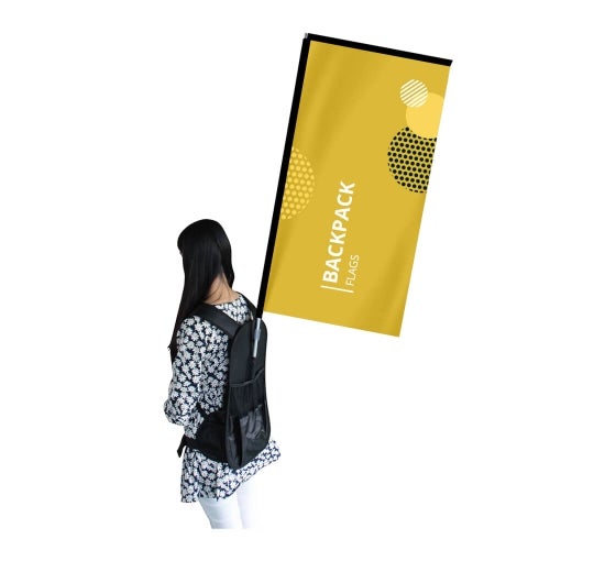 Backpack Flags Custom Printed Flags in a Backpack Rucksack Flag